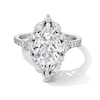 Thumbnail Image 1 of 3-3/4 CT. T.W. Marquise-Cut Certified Lab-Grown Diamond Frame Engagement Ring in 14K White Gold (F/VS2)