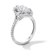 Thumbnail Image 2 of 3-3/4 CT. T.W. Marquise-Cut Certified Lab-Grown Diamond Frame Engagement Ring in 14K White Gold (F/VS2)