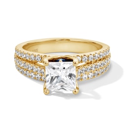 Vera Wang Love Collection 2 CT. T.W. Princess-Cut Certified Diamond Engagement Ring in 14K Gold (I/SI2)