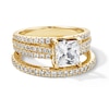 Thumbnail Image 3 of Vera Wang Love Collection 2 CT. T.W. Princess-Cut Certified Diamond Engagement Ring in 14K Gold (I/SI2)