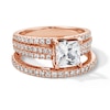 Thumbnail Image 3 of Vera Wang Love Collection 2 CT. T.W. Princess-Cut Certified Diamond Engagement Ring in 14K Rose Gold (I/SI2)