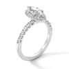 Thumbnail Image 2 of 1-1/2 CT. T.W. Marquise-Cut Certified Lab-Grown Diamond Frame Ring in 14K White Gold (F/SI2)