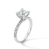 Thumbnail Image 3 of 5-5/8 CT. T.W. Princess-Cut Certified Lab-Grown Diamond Bridal Set in Platinum (F/VS2)