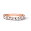 Thumbnail Image 1 of 1 CT. T.W. Certified Diamond 11-Stone Band in 14K Rose Gold (I/SI2)
