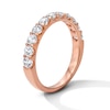 Thumbnail Image 4 of 1 CT. T.W. Certified Diamond 11-Stone Band in 14K Rose Gold (I/SI2)