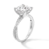 Thumbnail Image 3 of Vera Wang Love Collection 3-3/8 CT. T.W. Princess-Cut Certified Lab-Grown Diamond Engagement Ring in Platinum (F/VS2)