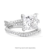 Thumbnail Image 4 of Vera Wang Love Collection 3-3/8 CT. T.W. Princess-Cut Certified Lab-Grown Diamond Engagement Ring in Platinum (F/VS2)