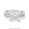 Thumbnail Image 5 of Vera Wang Love Collection 3-3/8 CT. T.W. Princess-Cut Certified Lab-Grown Diamond Engagement Ring in Platinum (F/VS2)