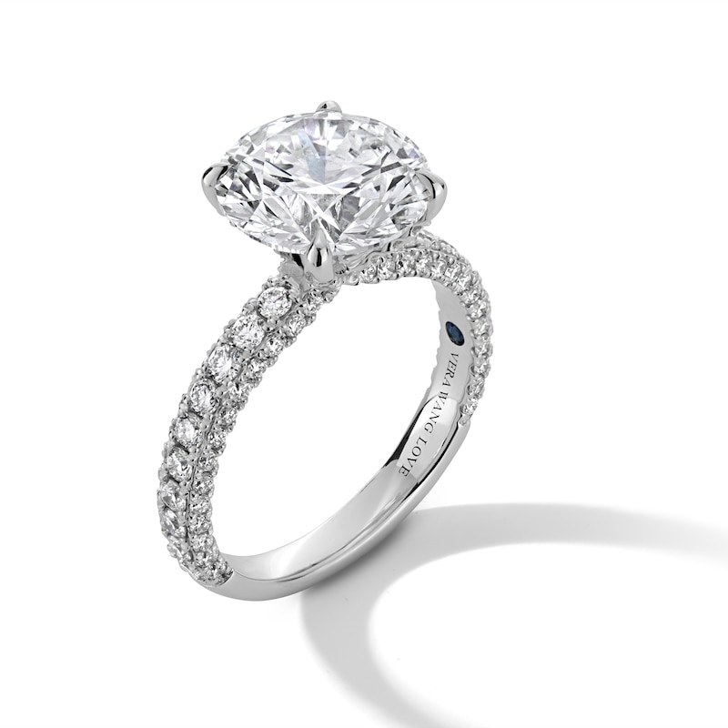 Main Image 3 of Vera Wang Love Collection 4-7/8 CT. T.W. Certified Lab-Grown Diamond Engagement Ring in Platinum (F/VS2)