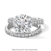 Thumbnail Image 4 of Vera Wang Love Collection 4-7/8 CT. T.W. Certified Lab-Grown Diamond Engagement Ring in Platinum (F/VS2)