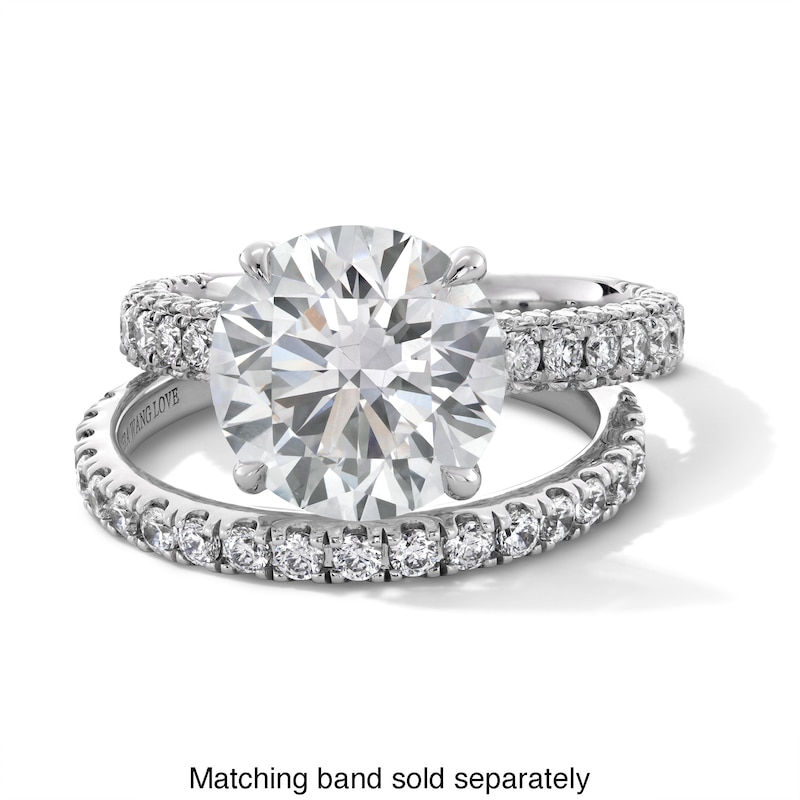 Main Image 4 of Vera Wang Love Collection 4-7/8 CT. T.W. Certified Lab-Grown Diamond Engagement Ring in Platinum (F/VS2)