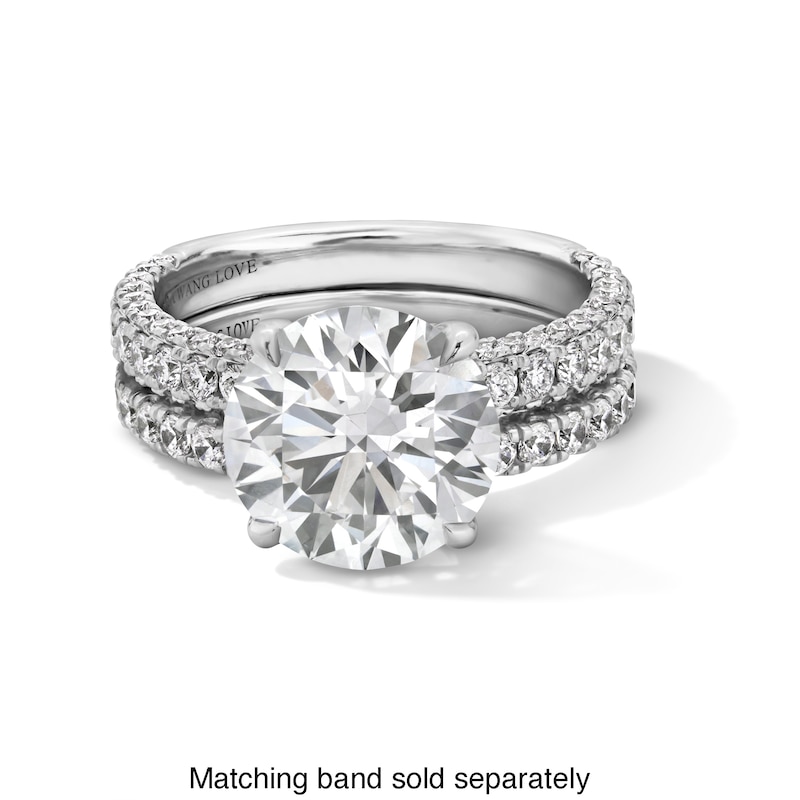 Main Image 5 of Vera Wang Love Collection 4-7/8 CT. T.W. Certified Lab-Grown Diamond Engagement Ring in Platinum (F/VS2)