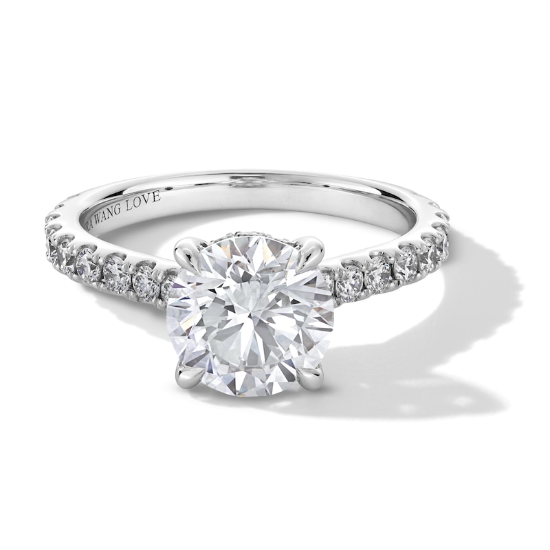 Main Image 1 of Vera Wang Love Collection 2-3/4 CT. T.W. Certified Lab-Grown Diamond Engagement Ring in Platinum (F/VS2)