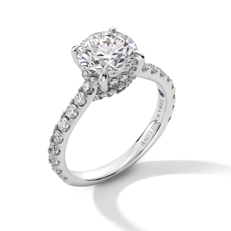 Main Image 3 of Vera Wang Love Collection 2-3/4 CT. T.W. Certified Lab-Grown Diamond Engagement Ring in Platinum (F/VS2)
