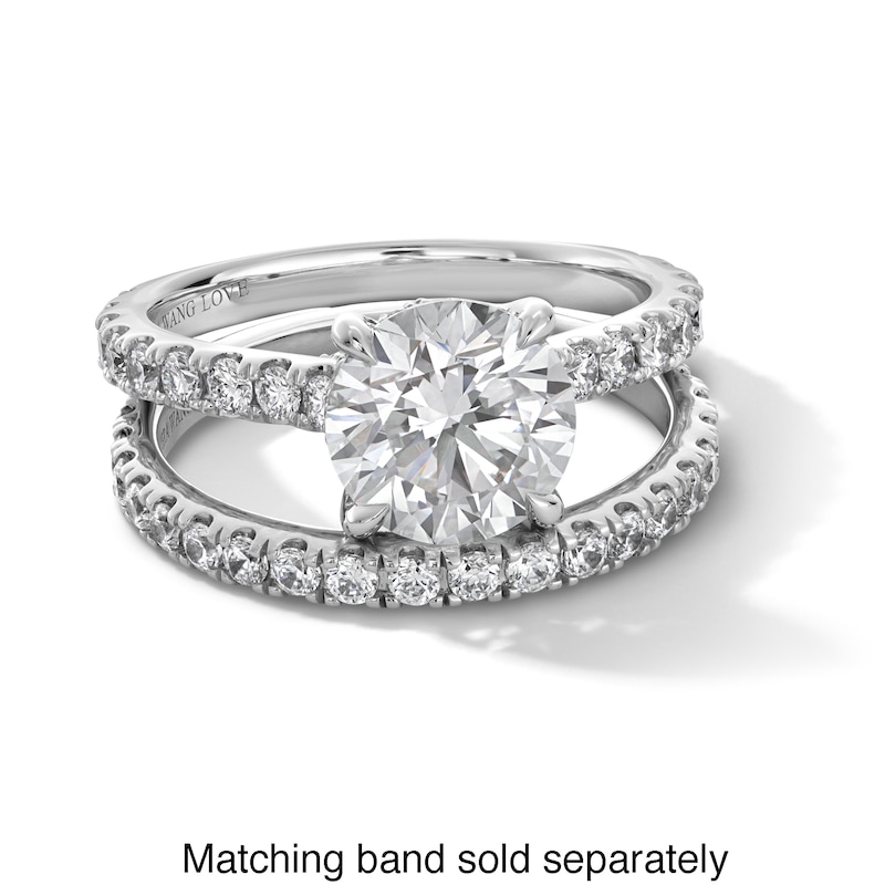 Main Image 4 of Vera Wang Love Collection 2-3/4 CT. T.W. Certified Lab-Grown Diamond Engagement Ring in Platinum (F/VS2)