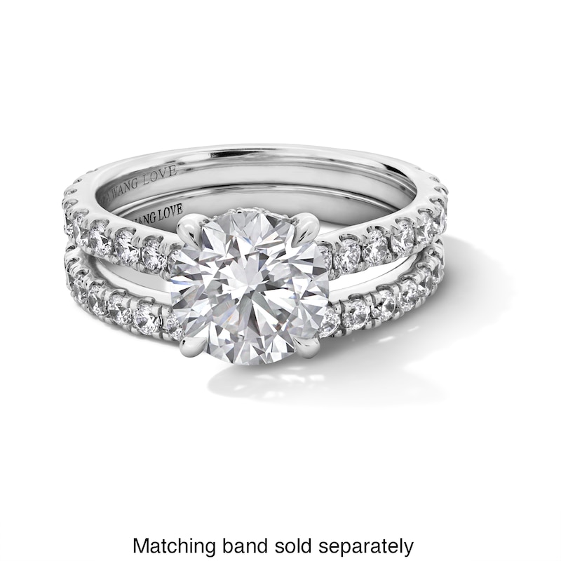 Main Image 5 of Vera Wang Love Collection 2-3/4 CT. T.W. Certified Lab-Grown Diamond Engagement Ring in Platinum (F/VS2)