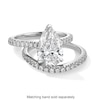 Thumbnail Image 4 of Vera Wang Love Collection 3-1/2 CT. T.W. Pear-Shaped Certified Lab-Grown Diamond Engagement Ring in Platinum (F/VS2)