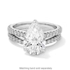 Thumbnail Image 5 of Vera Wang Love Collection 3-1/2 CT. T.W. Pear-Shaped Certified Lab-Grown Diamond Engagement Ring in Platinum (F/VS2)