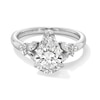 Thumbnail Image 1 of Vera Wang Love Collection 2-3/8 CT. T.W. Pear-Shaped Certified Lab-Grown Diamond Engagement Ring in Platinum (F/VS2)