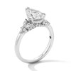 Thumbnail Image 3 of Vera Wang Love Collection 2-3/8 CT. T.W. Pear-Shaped Certified Lab-Grown Diamond Engagement Ring in Platinum (F/VS2)