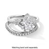 Thumbnail Image 4 of Vera Wang Love Collection 2-3/8 CT. T.W. Pear-Shaped Certified Lab-Grown Diamond Engagement Ring in Platinum (F/VS2)