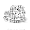 Thumbnail Image 3 of Vera Wang Love Collection 5-1/5 CT. T.W. Princess-Cut Certified Lab-Grown Diamond Engagement Ring in Platinum (F/VS2)