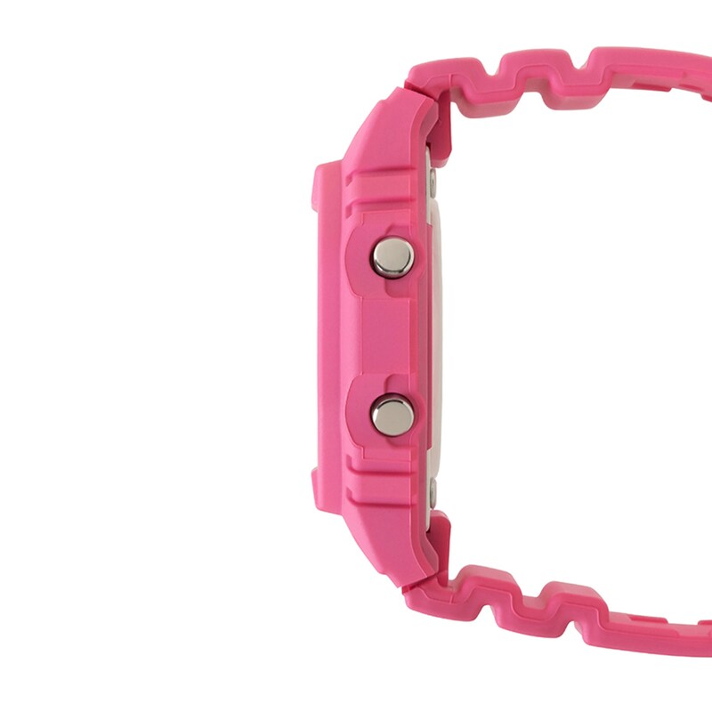 Main Image 3 of Ladies’ Casio G-Shock Digital Pink Resin Strap Watch with Pink Dial (Model: GMDS5610PP-4)