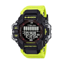 Men’s Casio G-Shock Rangeman Pro Trek Digital Yellow Resin Strap Watch with Black Dial (Model: GPRH1000RY1A)