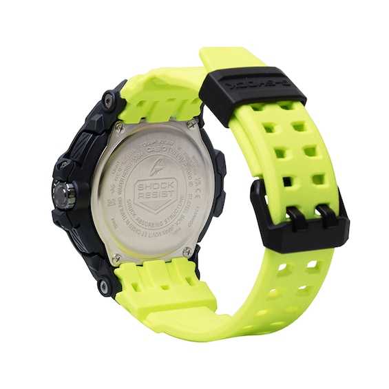 Menâs Casio G-Shock Gravitymaster Analog Digital Yellow Resin Strap Watch with Black Dial (Model: Grb300Ry-1A9)