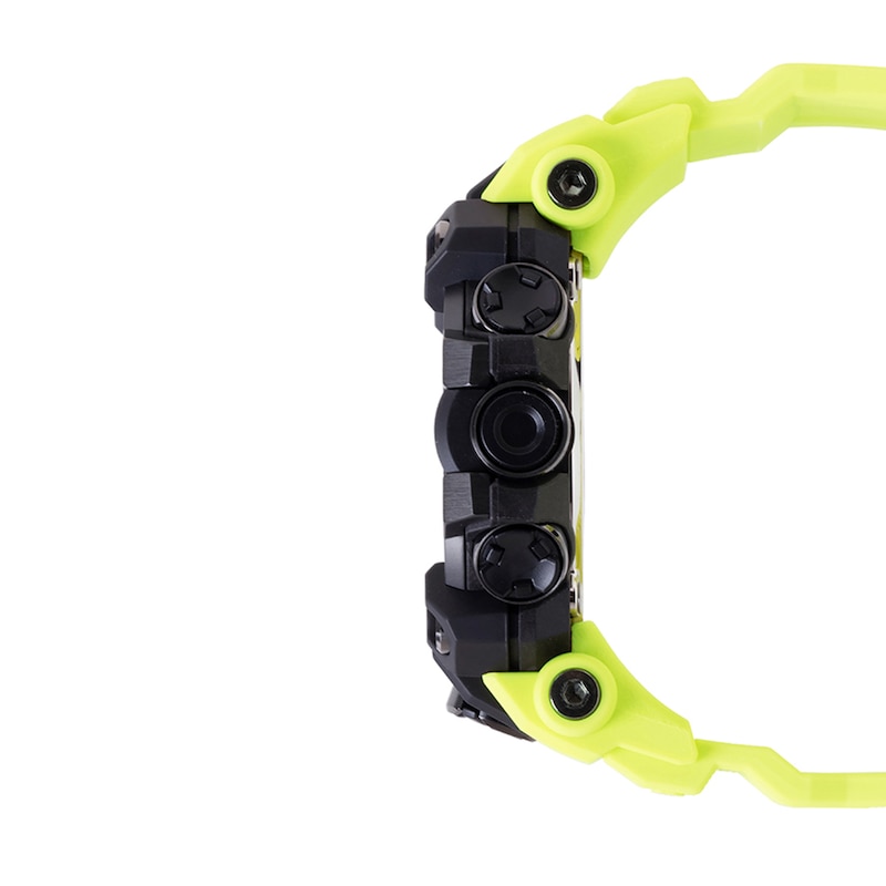 Main Image 3 of Men's Casio G-Shock Two-Tone Resin Digital Watch with Grey Dial and Yellow Strap (Model: GW9500MRY1A9)