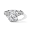 Thumbnail Image 1 of Vera Wang Love Collection 4 CT. T.W. Radiant-Cut Certified Lab-Grown Diamond Engagement Ring in Platinum (F/VS2)