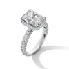Thumbnail Image 3 of Vera Wang Love Collection 4 CT. T.W. Radiant-Cut Certified Lab-Grown Diamond Engagement Ring in Platinum (F/VS2)