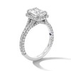 Thumbnail Image 3 of Vera Wang Love Collection 3 CT. T.W. Emerald-Cut Certified Lab-Grown Diamond Engagement Ring in Platinum (F/VS2)