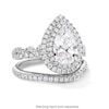Thumbnail Image 4 of Vera Wang Love Collection 2-1/4 CT. T.W. Pear Certified Lab-Grown Diamond Frame Engagement Ring in Platinum (F/VS2)
