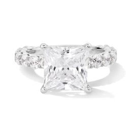 Vera Wang Love Collection 5-1/2 CT. T.W. Princess-Cut Certified Lab-Grown Diamond Engagement Ring in Platinum (F/VS2)