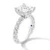 Thumbnail Image 3 of Vera Wang Love Collection 5-1/2 CT. T.W. Princess-Cut Certified Lab-Grown Diamond Engagement Ring in Platinum (F/VS2)