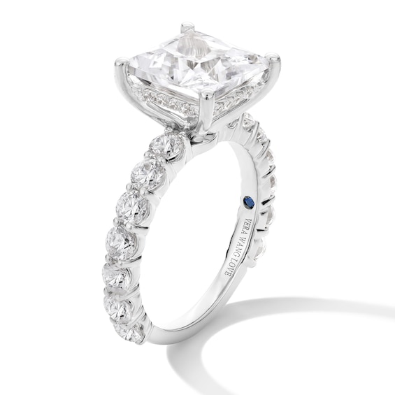 Vera Wang Love Collection 5-1/2 CT. T.w. Princess-Cut Certified Lab-Grown Diamond Engagement Ring in Platinum (F/Vs2)