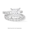 Thumbnail Image 4 of Vera Wang Love Collection 5-1/2 CT. T.W. Princess-Cut Certified Lab-Grown Diamond Engagement Ring in Platinum (F/VS2)