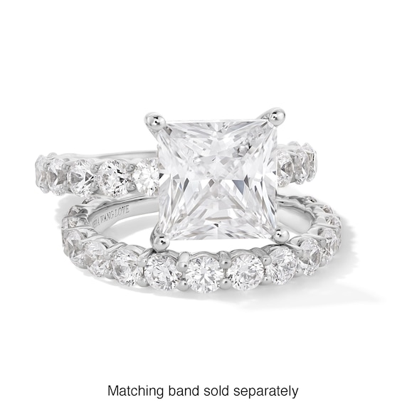 Vera Wang Love Collection 5-1/2 CT. T.w. Princess-Cut Certified Lab-Grown Diamond Engagement Ring in Platinum (F/Vs2)