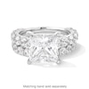 Thumbnail Image 5 of Vera Wang Love Collection 5-1/2 CT. T.W. Princess-Cut Certified Lab-Grown Diamond Engagement Ring in Platinum (F/VS2)