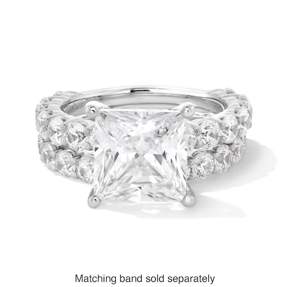 Vera Wang Love Collection 5-1/2 CT. T.w. Princess-Cut Certified Lab-Grown Diamond Engagement Ring in Platinum (F/Vs2)