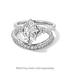 Thumbnail Image 4 of Vera Wang Love Collection 1-7/8 CT. T.W. Marquise-Cut Certified Lab-Grown Diamond Engagement Ring in Platinum (F/VS2)