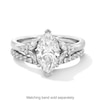 Thumbnail Image 5 of Vera Wang Love Collection 1-7/8 CT. T.W. Marquise-Cut Certified Lab-Grown Diamond Engagement Ring in Platinum (F/VS2)