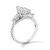 Thumbnail Image 3 of Vera Wang Love Collection 3-7/8 CT. T.W. Pear-Shaped Certified Lab-Grown Diamond Engagement Ring in Platinum (F/VS2)