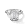 Thumbnail Image 1 of Vera Wang Love Collection 5 CT. T.W. Emerald-Cut Certified Lab-Grown Diamond Engagement Ring in Platinum (F/VS2)