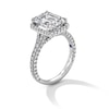 Thumbnail Image 2 of Vera Wang Love Collection 5 CT. T.W. Emerald-Cut Certified Lab-Grown Diamond Engagement Ring in Platinum (F/VS2)