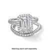 Thumbnail Image 3 of Vera Wang Love Collection 5 CT. T.W. Emerald-Cut Certified Lab-Grown Diamond Engagement Ring in Platinum (F/VS2)