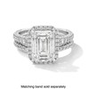 Thumbnail Image 4 of Vera Wang Love Collection 5 CT. T.W. Emerald-Cut Certified Lab-Grown Diamond Engagement Ring in Platinum (F/VS2)