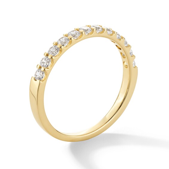 1/2 CT. T.w. Certified Diamond Band in 14K Gold (I/Si2)