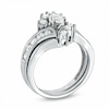 Thumbnail Image 2 of Previously Owned - 1 CT. T.W. Marquise Diamond Soldered Bridal Set in 14K White Gold